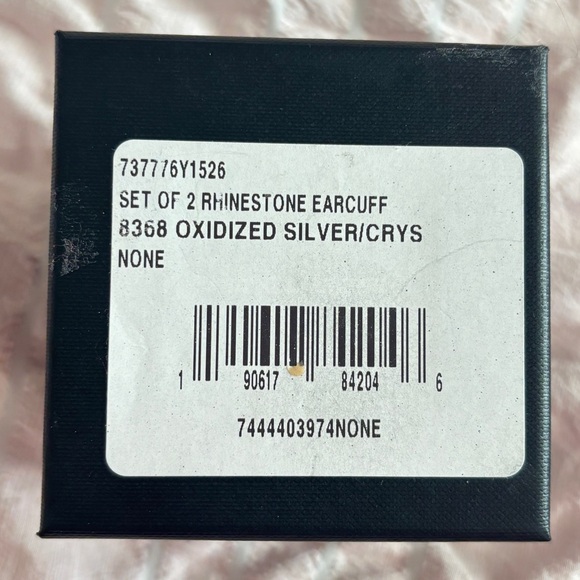 NWT • Saint Laurent • Set of 2 Mismatched Rhinestone Ear Cuffs • Clip-On Earring - Picture 6 of 6